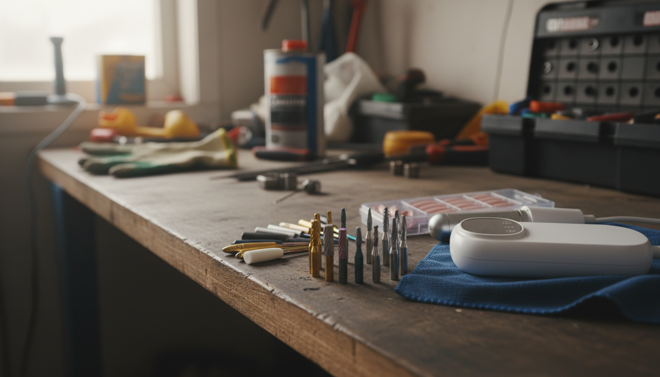 Nail Drill Bit Colors Explained: Gold, Black & More